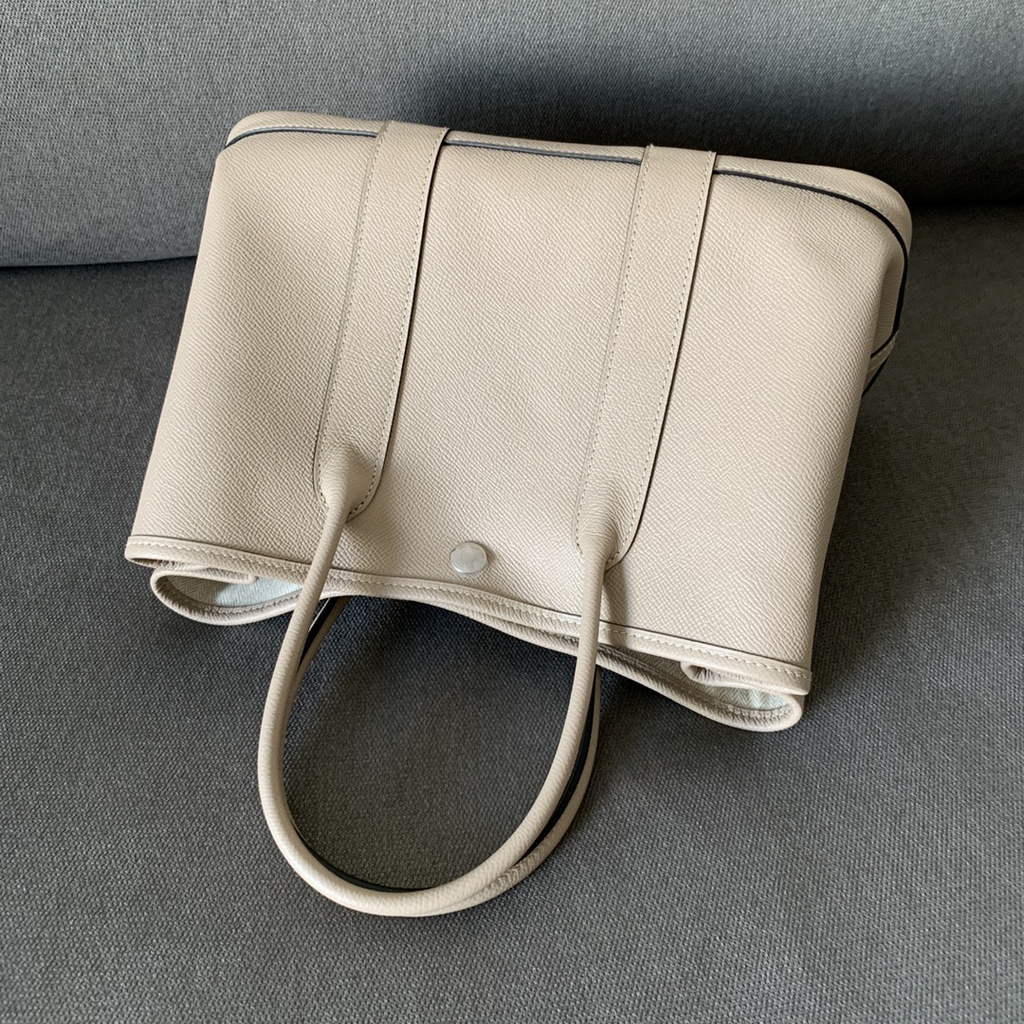 Hermes Garden Party 30 bag Epsom leather Gray