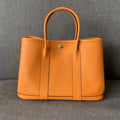 Hermes Garden Party 30 bag Epsom leather Orange
