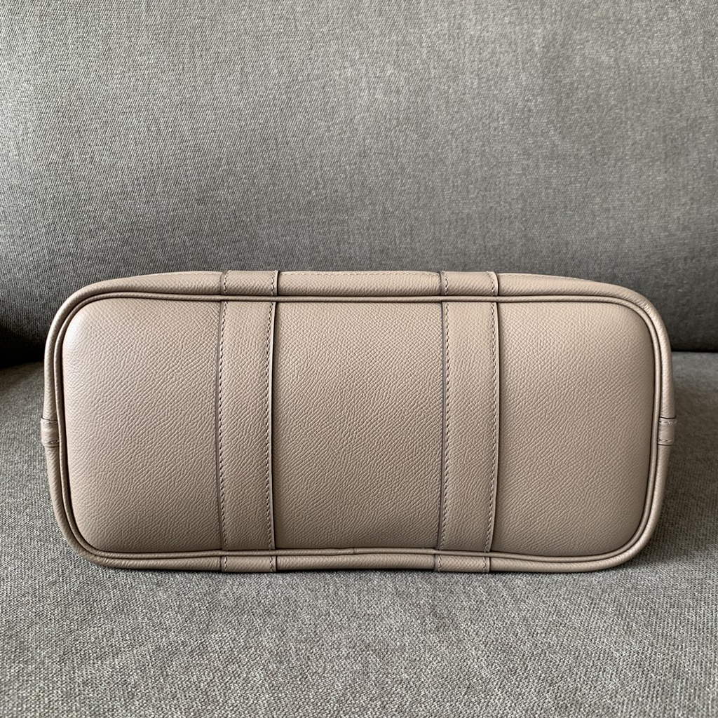 Hermes Garden Party 30 bag Epsom leather Dark Gray