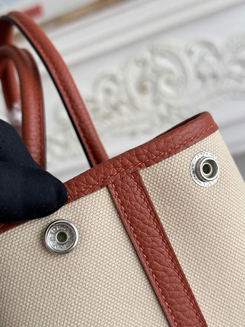 Hermes Garden Party 30 bag H266756 Brown Beige