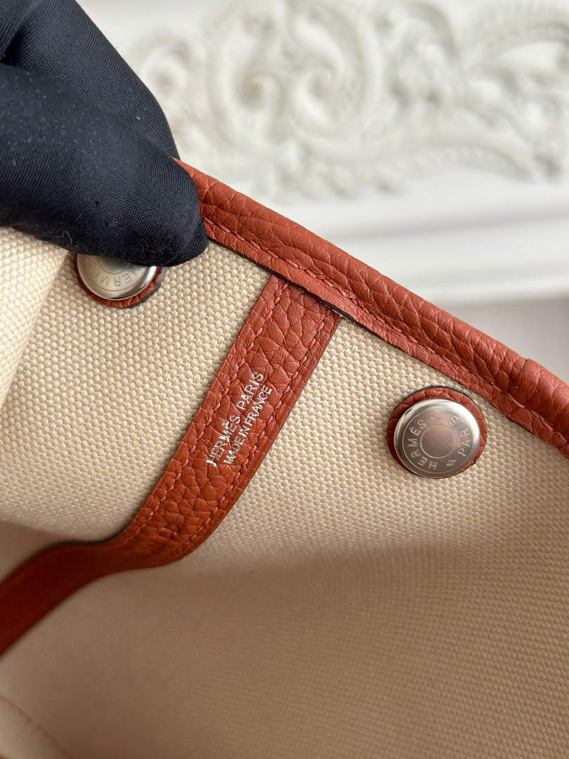 Hermes Garden Party 30 bag H266756 Brown Beige
