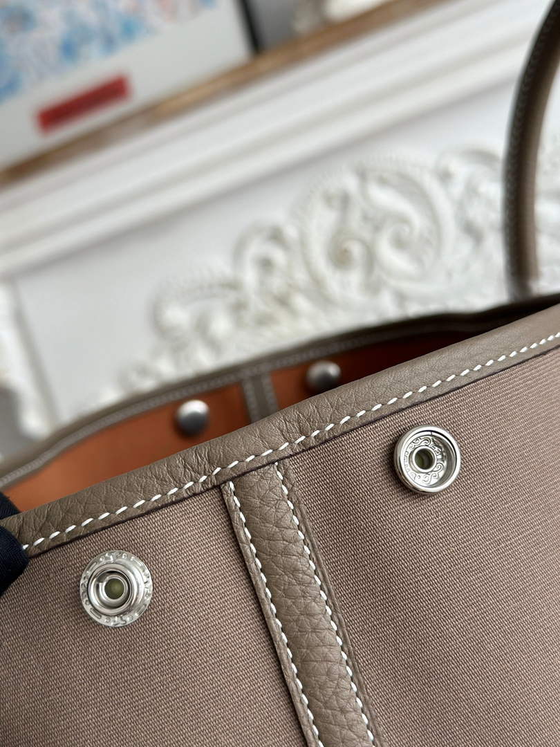 Hermes Garden Party 30 bag H266751 Gray