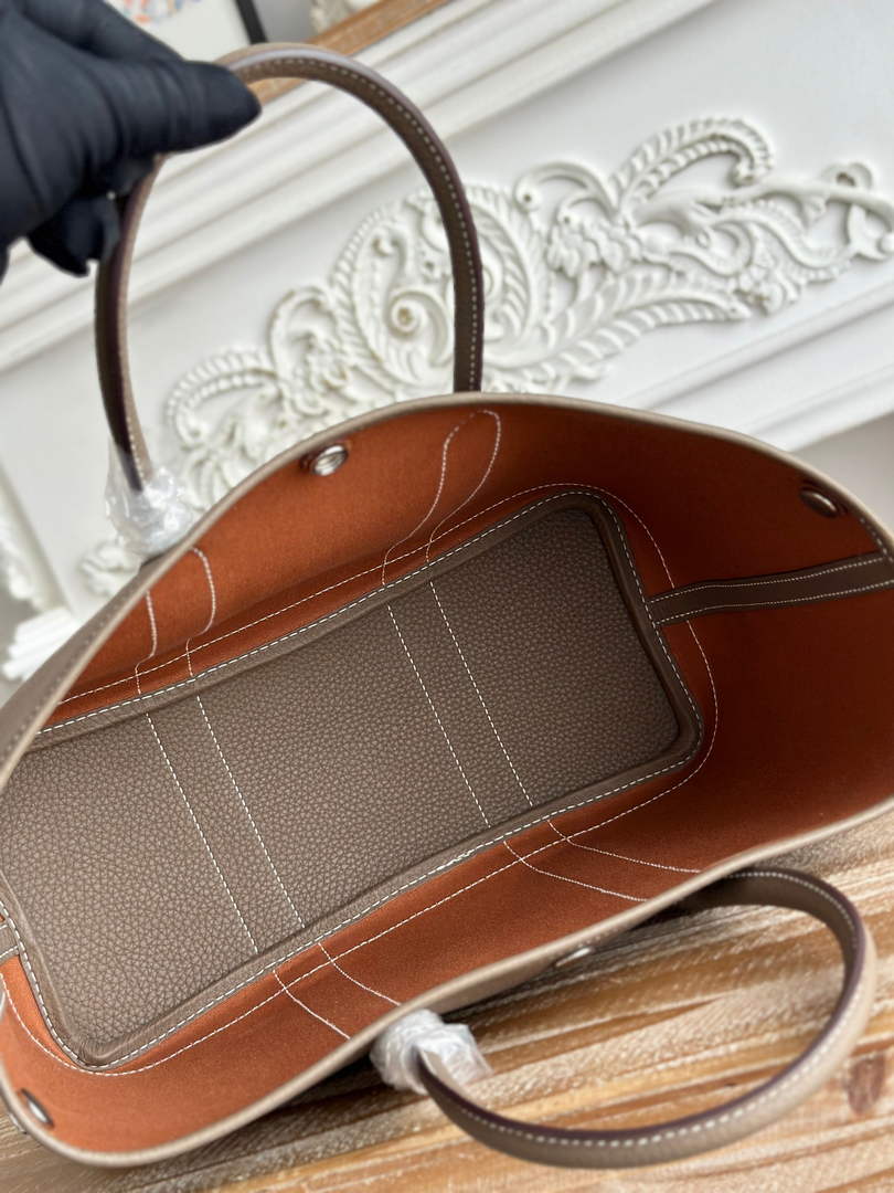 Hermes Garden Party 30 bag H266751 Gray