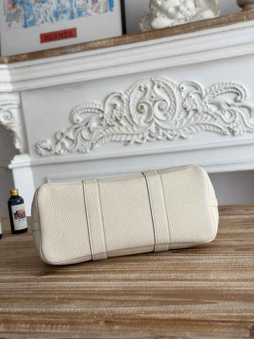 Hermes Garden Party 30 bag H266752 Lemon Yellow beige