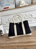 Hermes Garden Party 30 bag H266754 Black beige