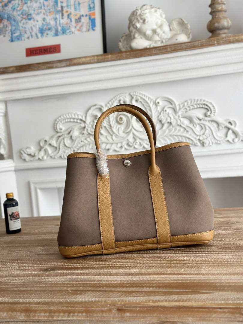 Hermes Garden Party 30 bag H266755 Tan