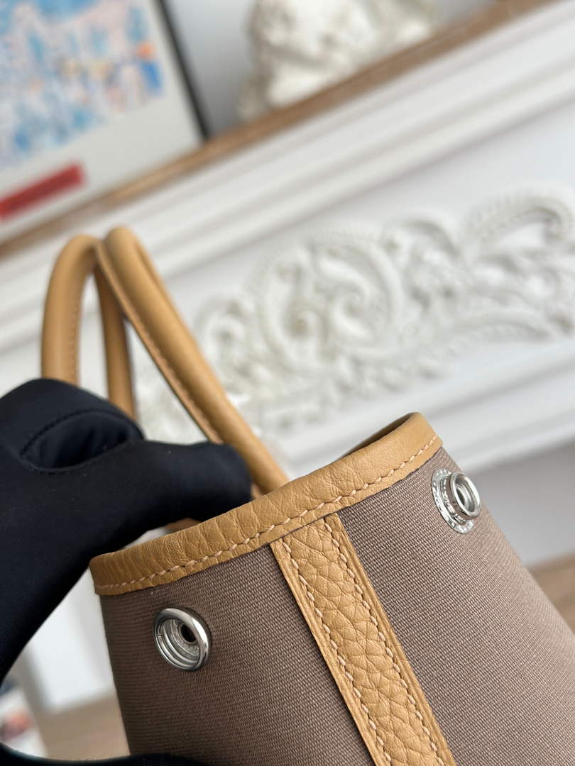 Hermes Garden Party 30 bag H266755 Tan