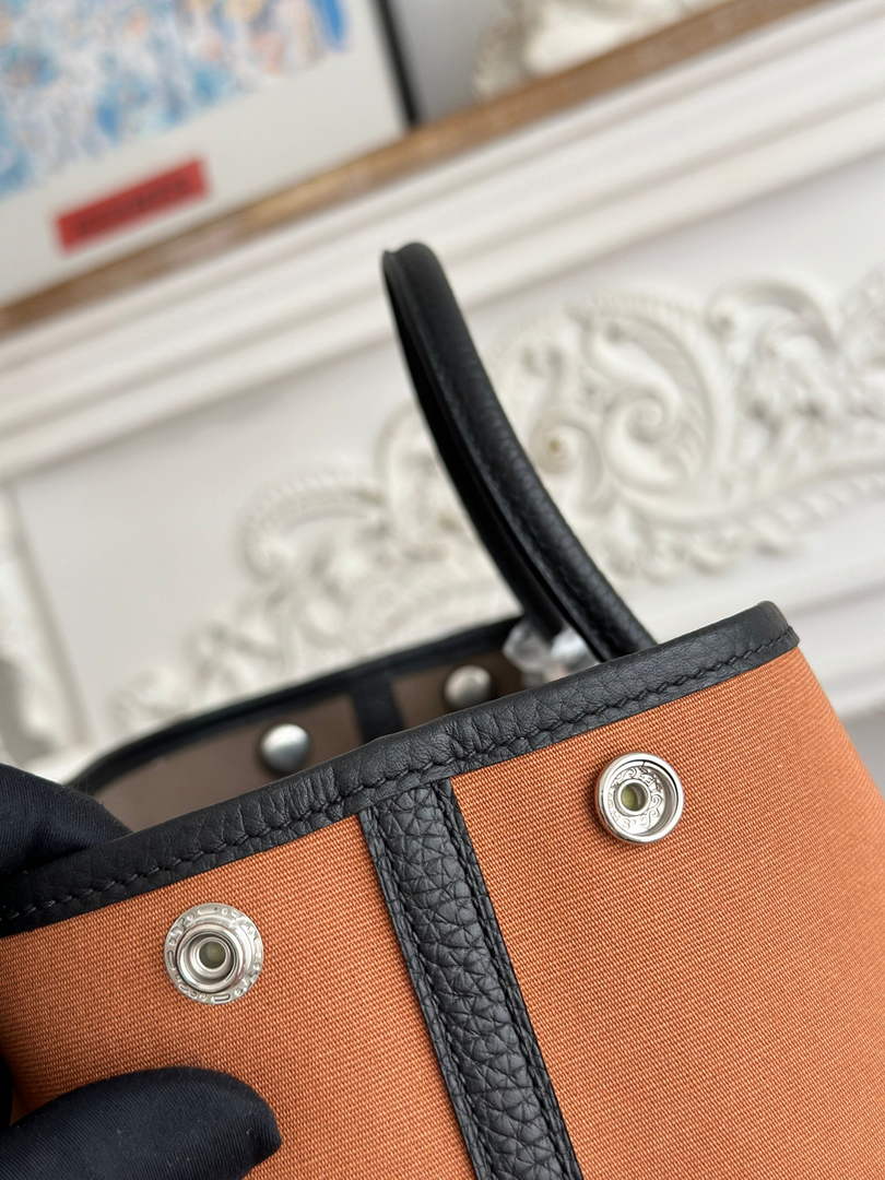 Hermes Garden Party 30 bag H266756 Brown black