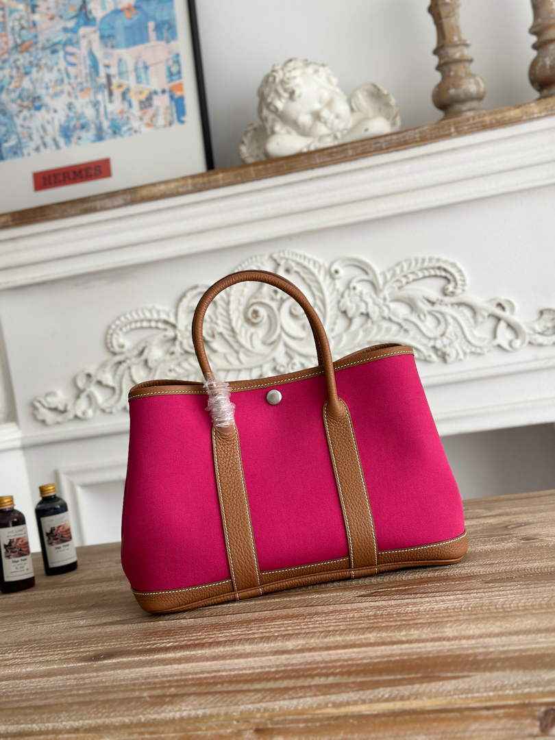Hermes Garden Party 30 bag H266756 Plum