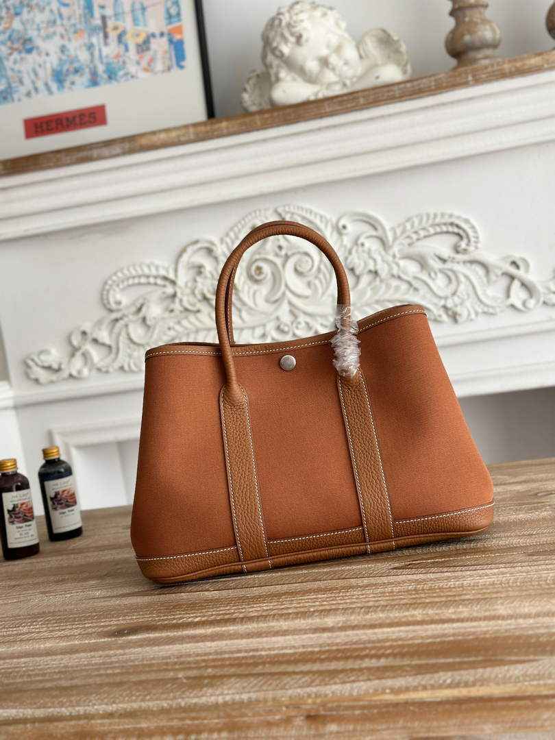 Hermes Garden Party 30 bag H266756 Brown