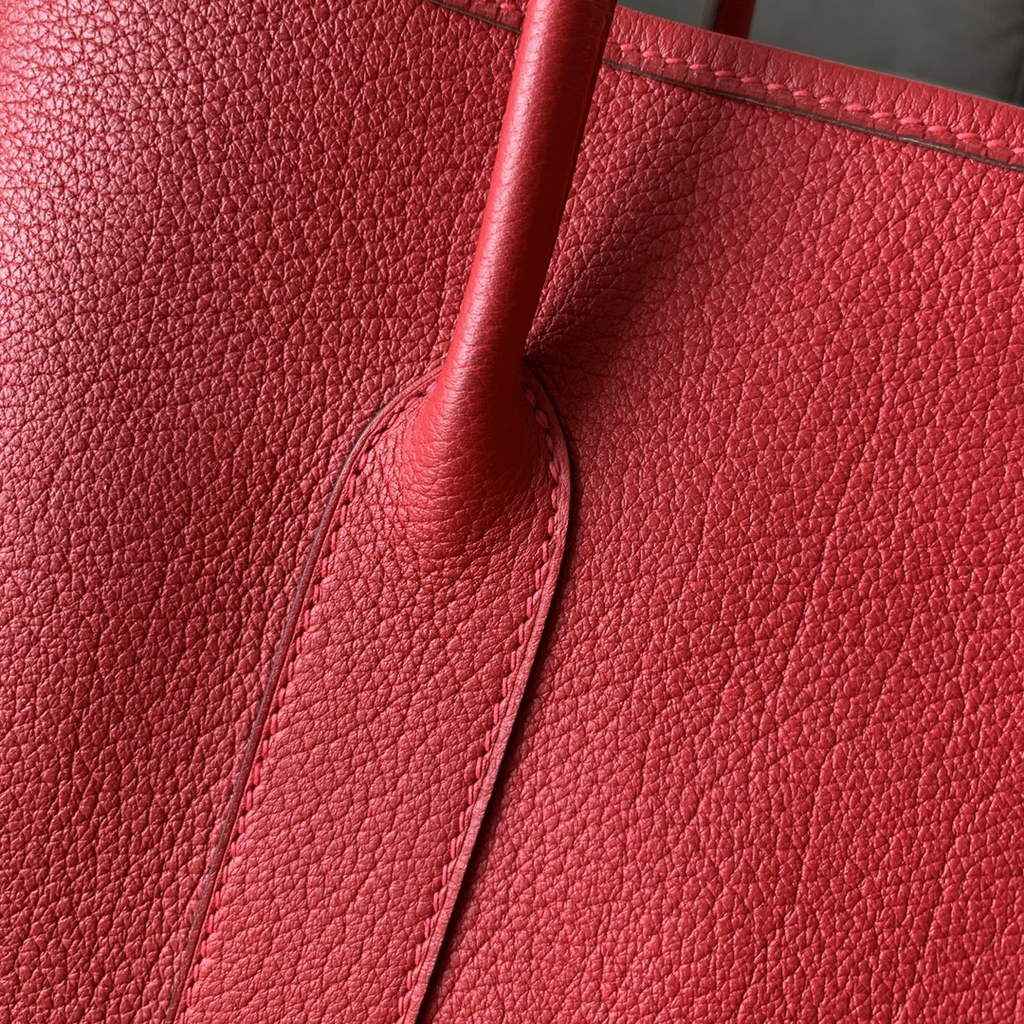 Hermes Garden Party 36 bag Red Togo leather