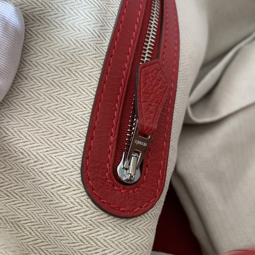 Hermes Garden Party 36 bag Red Togo leather