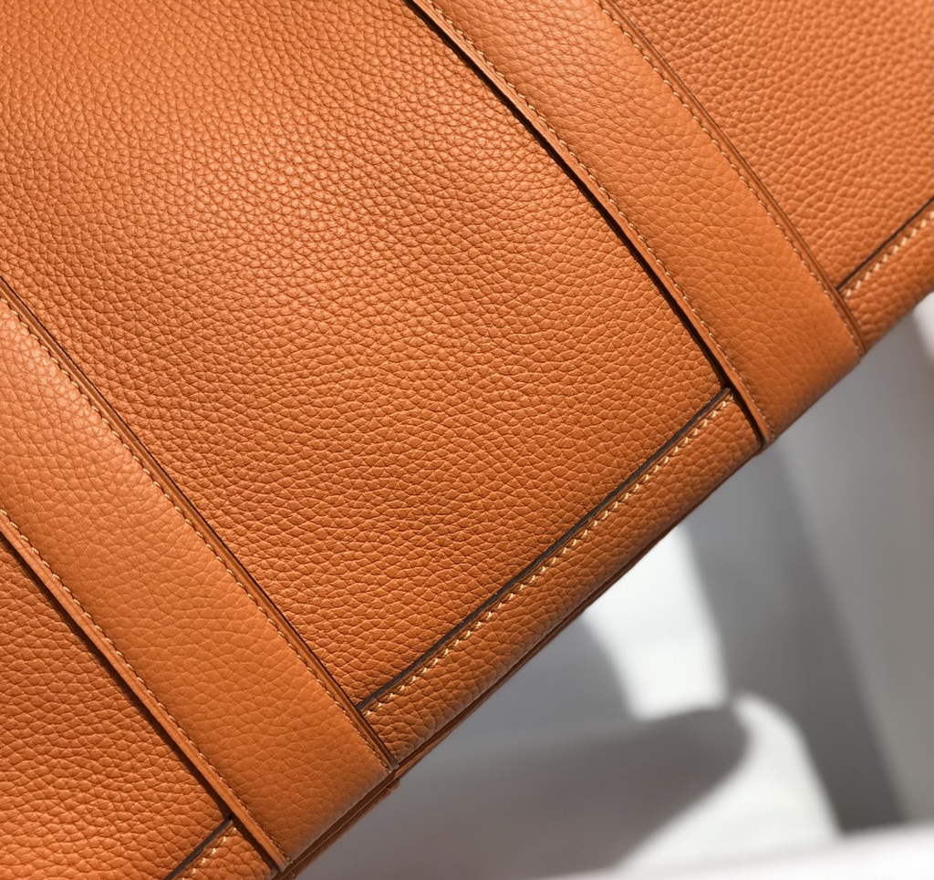 Hermes Garden Party 36 bag Orange Togo leather