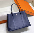 Hermes Garden Party 36 bag Navy Blue Togo leather