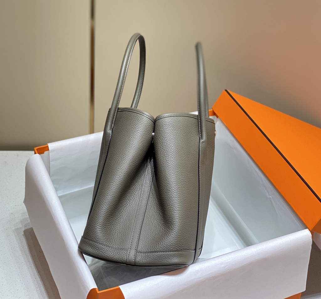 Hermes Garden Party 36 bag Dark Gray Togo leather