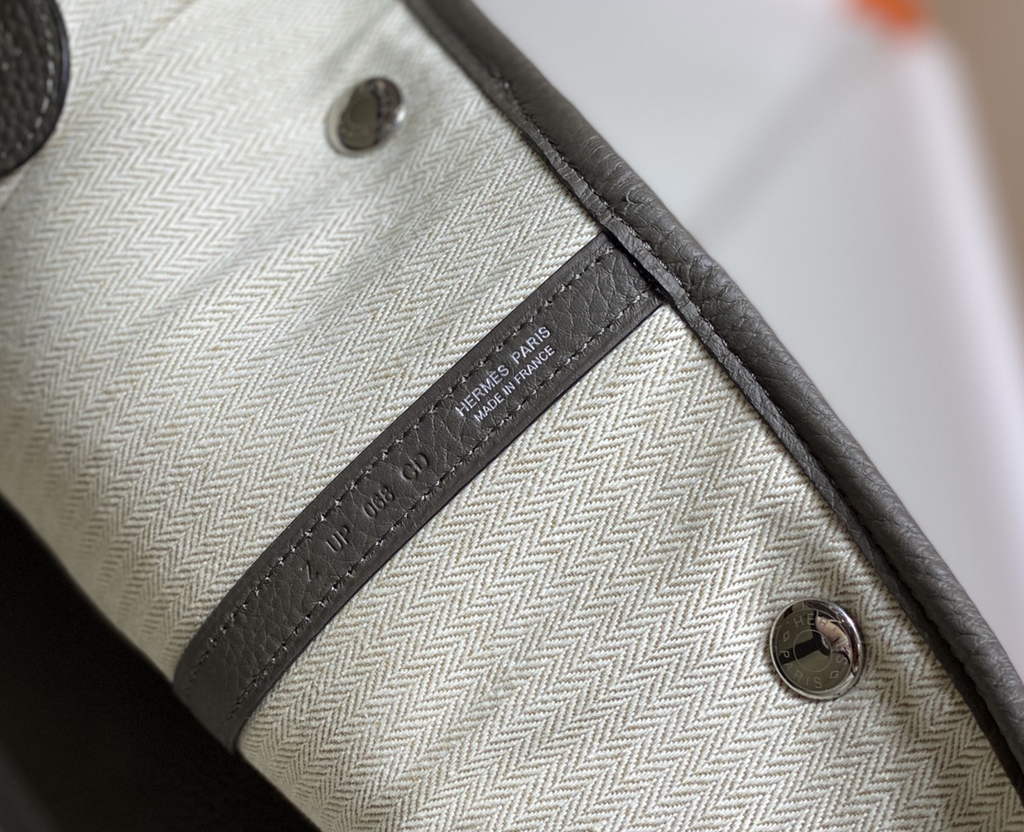 Hermes Garden Party 36 bag Dark Gray Togo leather