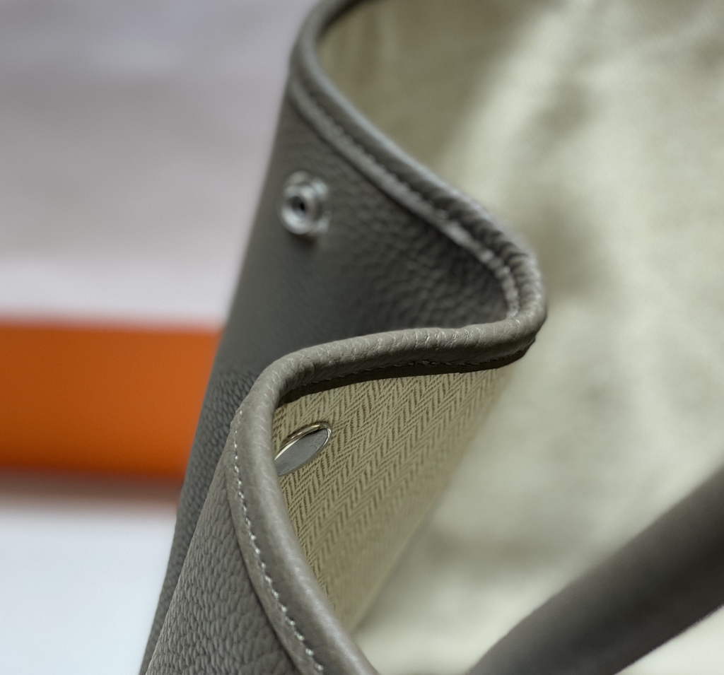 Hermes Garden Party 36 bag Dark Gray Togo leather