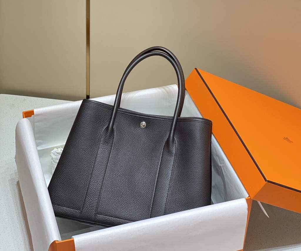 Hermes Garden Party 36 bag Brown Togo leather