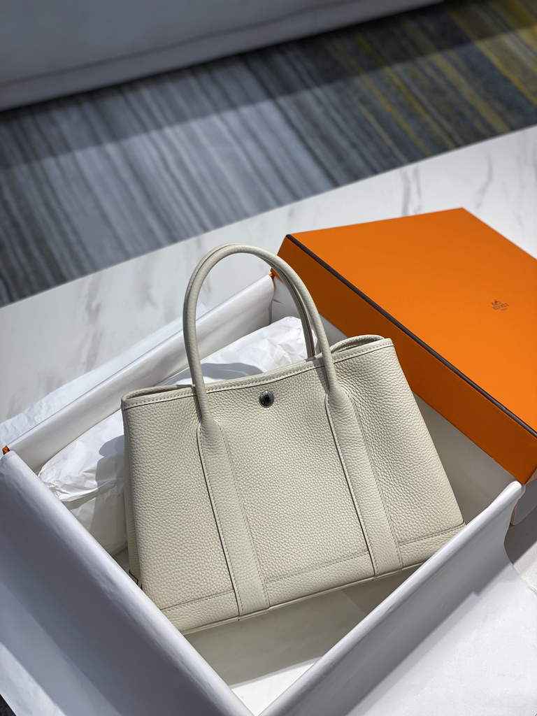 Hermes Garden Party 36 bag Beige Togo leather