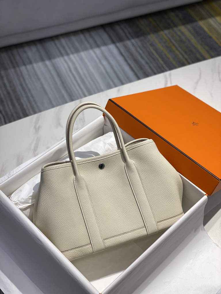 Hermes Garden Party 36 bag Beige Togo leather