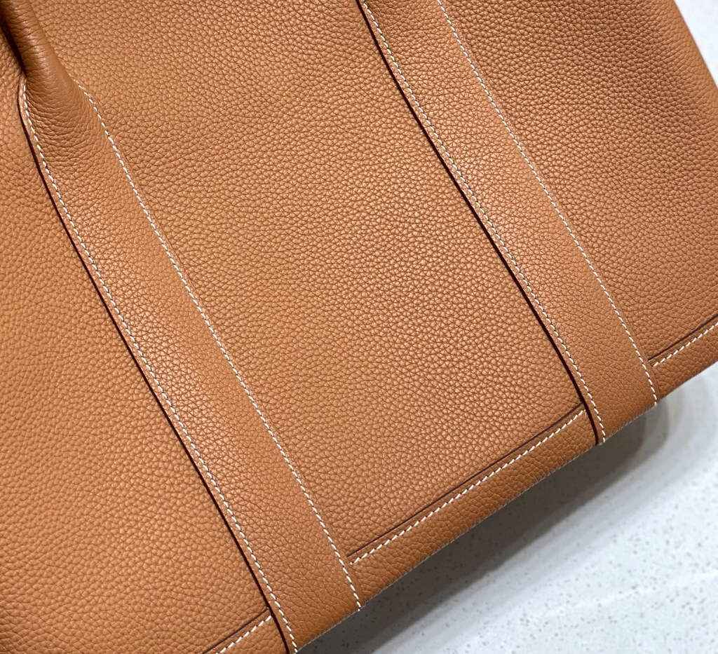 Hermes Garden Party 36 bag Light Brown Togo leather