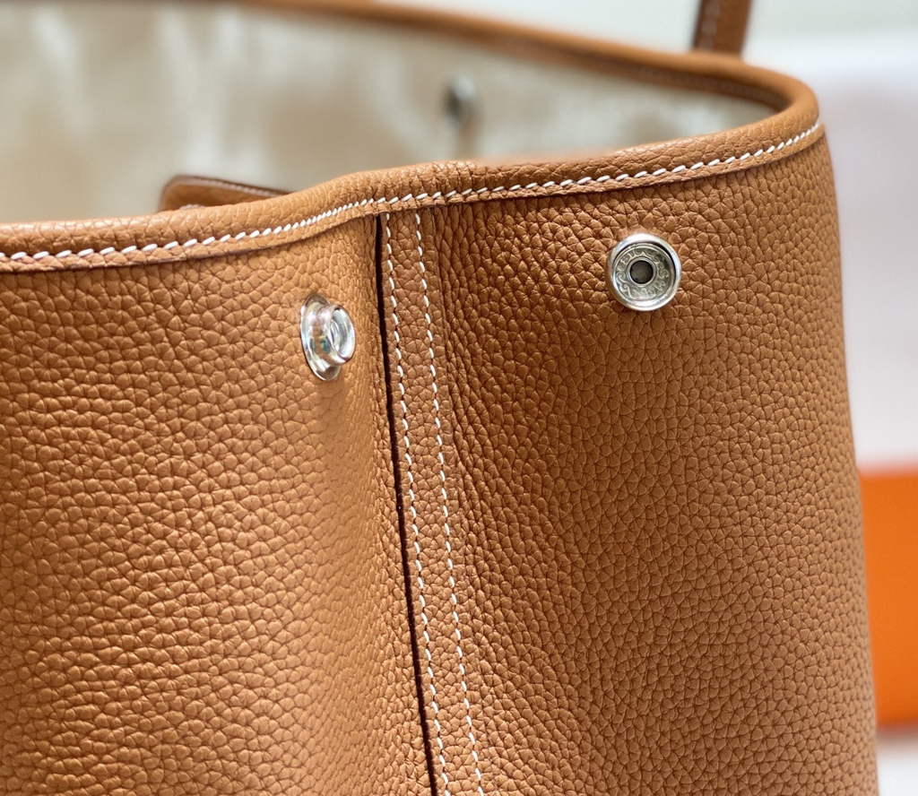 Hermes Garden Party 36 bag Light Brown Togo leather