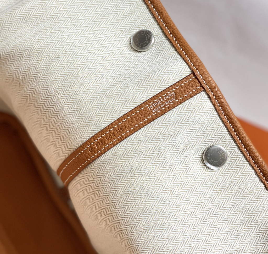 Hermes Garden Party 36 bag Light Brown Togo leather