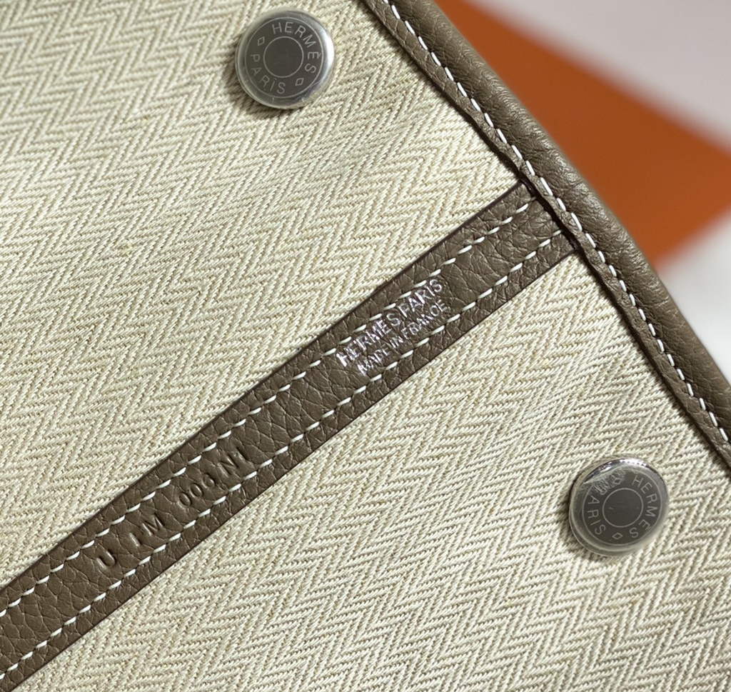 Hermes Garden Party 36 bag Gray Togo leather