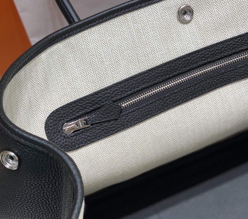 Hermes Garden Party 36 bag Black Togo leather