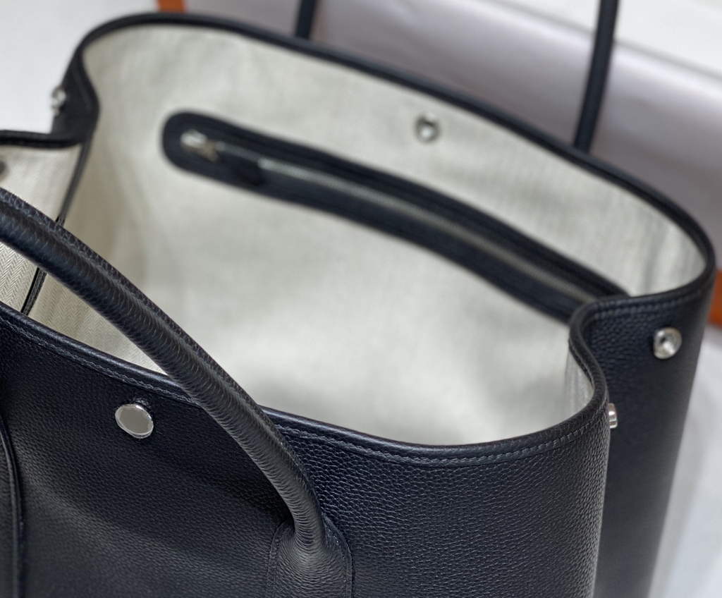 Hermes Garden Party 36 bag Black Togo leather