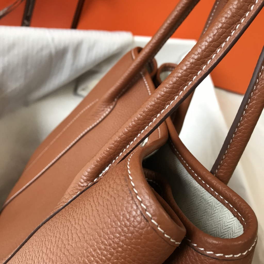 Hermes Garden Party 36 bag Dark Brown Togo leather