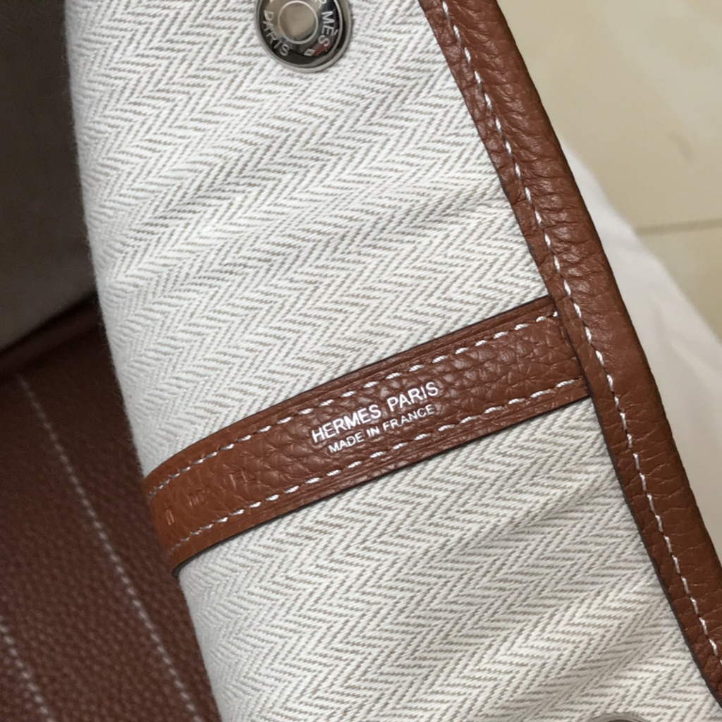 Hermes Garden Party 36 bag Dark Brown Togo leather