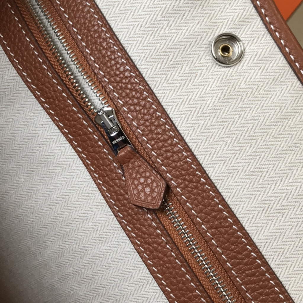 Hermes Garden Party 36 bag Dark Brown Togo leather