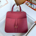 Hermes Halzan 25 Bag Purple Togo Leather Gold H082178