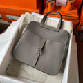 Hermes Halzan 25 Bag Togo Leather Gold H082180