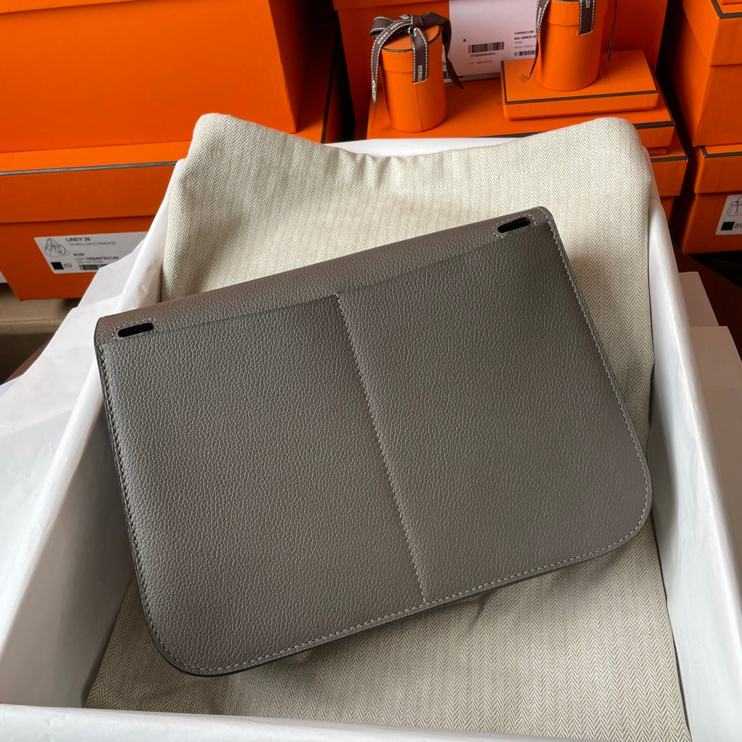 Hermes Halzan 25 Bag Togo Leather Gold H082180