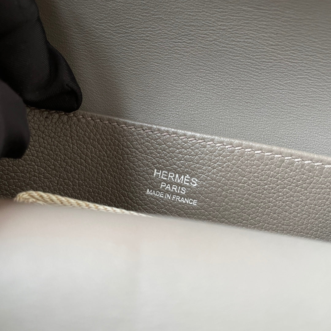 Hermes Halzan 25 Bag Togo Leather Gold H082180