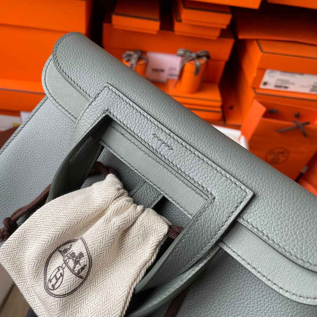 Hermes Halzan 25 Bag Togo Leather Gold H082183