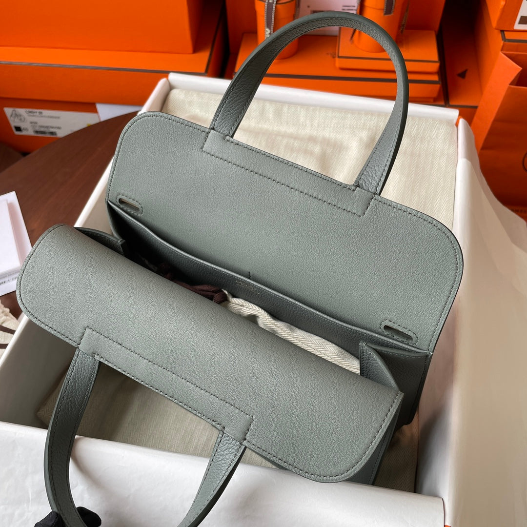 Hermes Halzan 25 Bag Togo Leather Gold H082183
