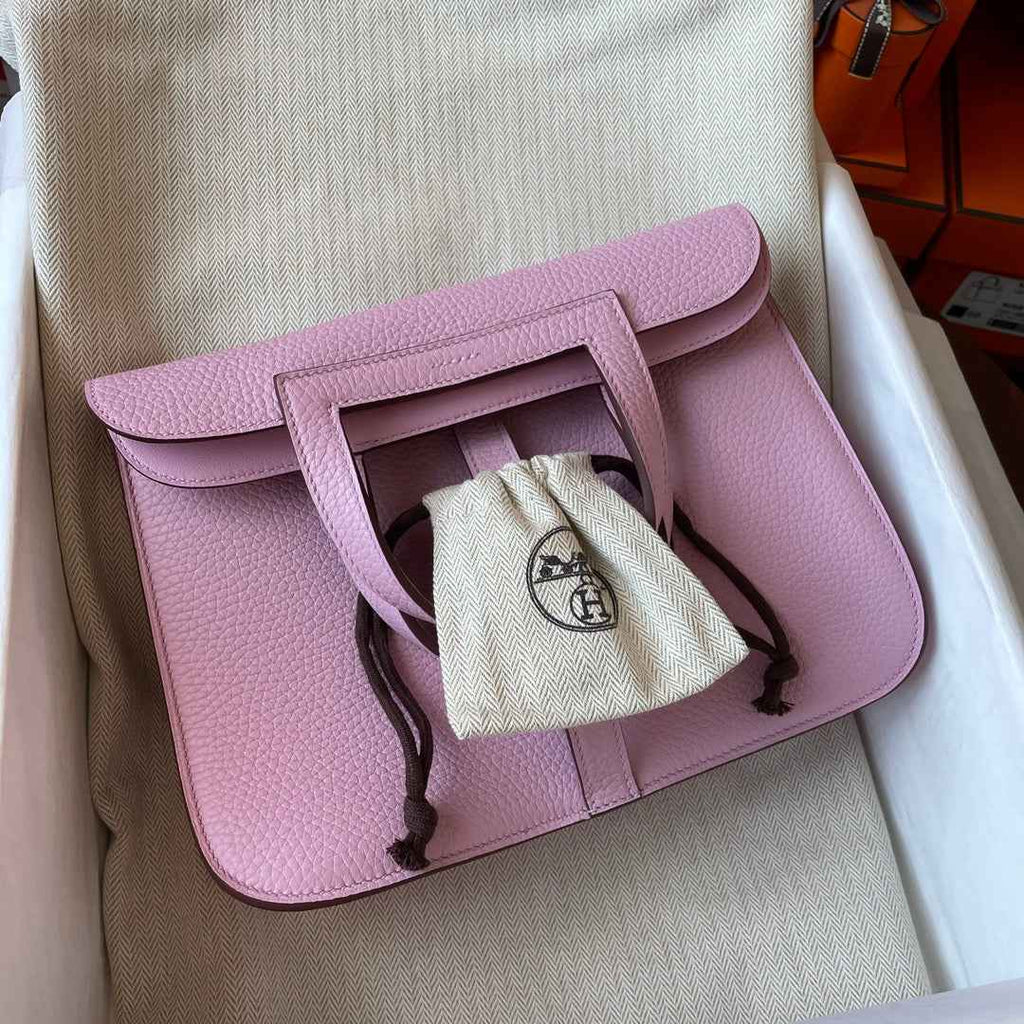 Hermes Halzan 25 Bag Togo Leather Gold H082184