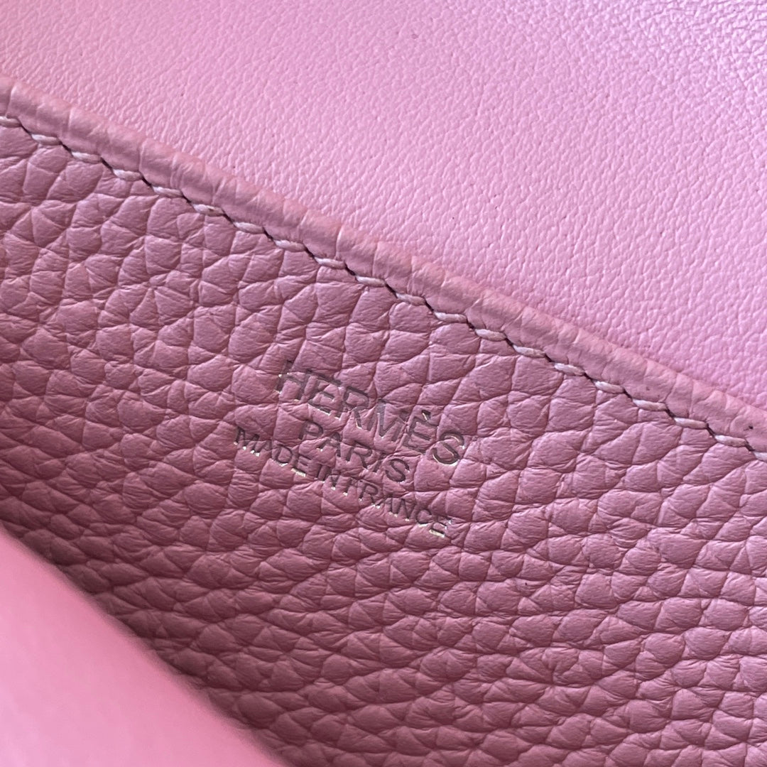 Hermes Halzan 25 Bag Togo Leather Gold H082184