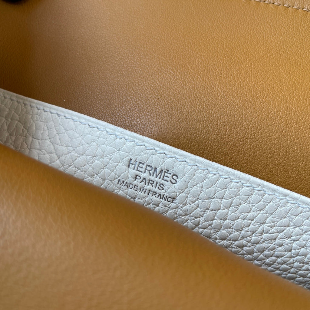Hermes Halzan 25 Bag Togo Leather Gold H082187