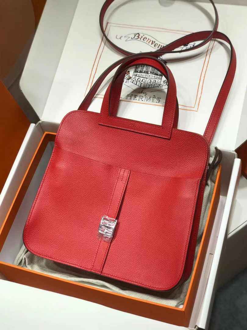 Hermes Halzan 25 Bag Togo Leather Gold H082188