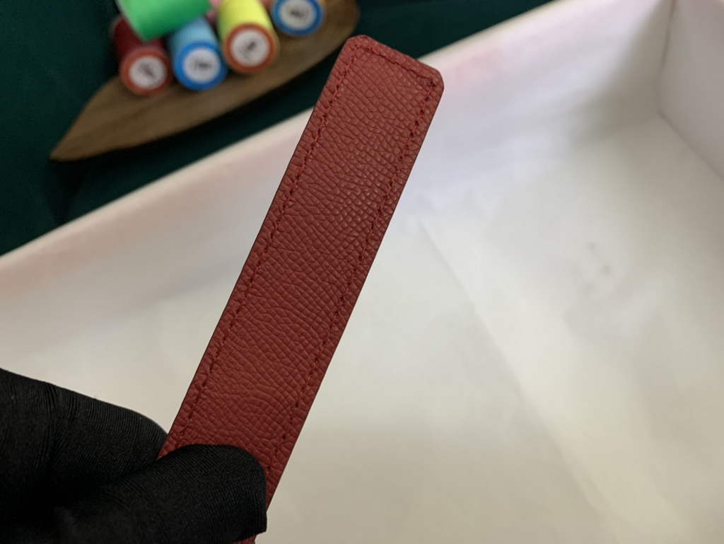 Hermes Jige 29cm Wallet Clutch In Epsom Leather Red