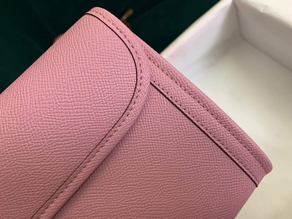 Hermes Jige 29cm Wallet Clutch In Epsom Leather Pink
