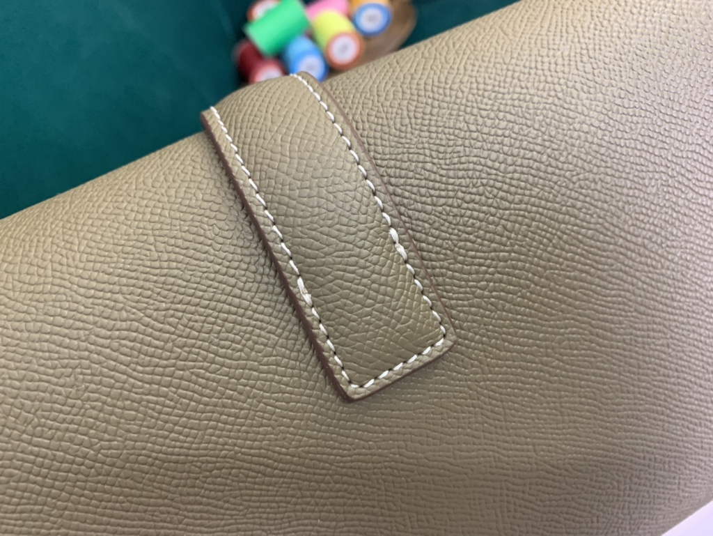 Hermes Jige 29cm Wallet Clutch In Epsom Leather Gray