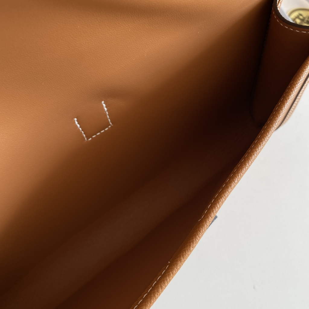 Hermes Jige 29 Wallet Clutch In Epsom Leather Light Brown