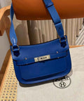 Hermes Jypsiere mini bag Dark Blue Swift Leather Silver H25630
