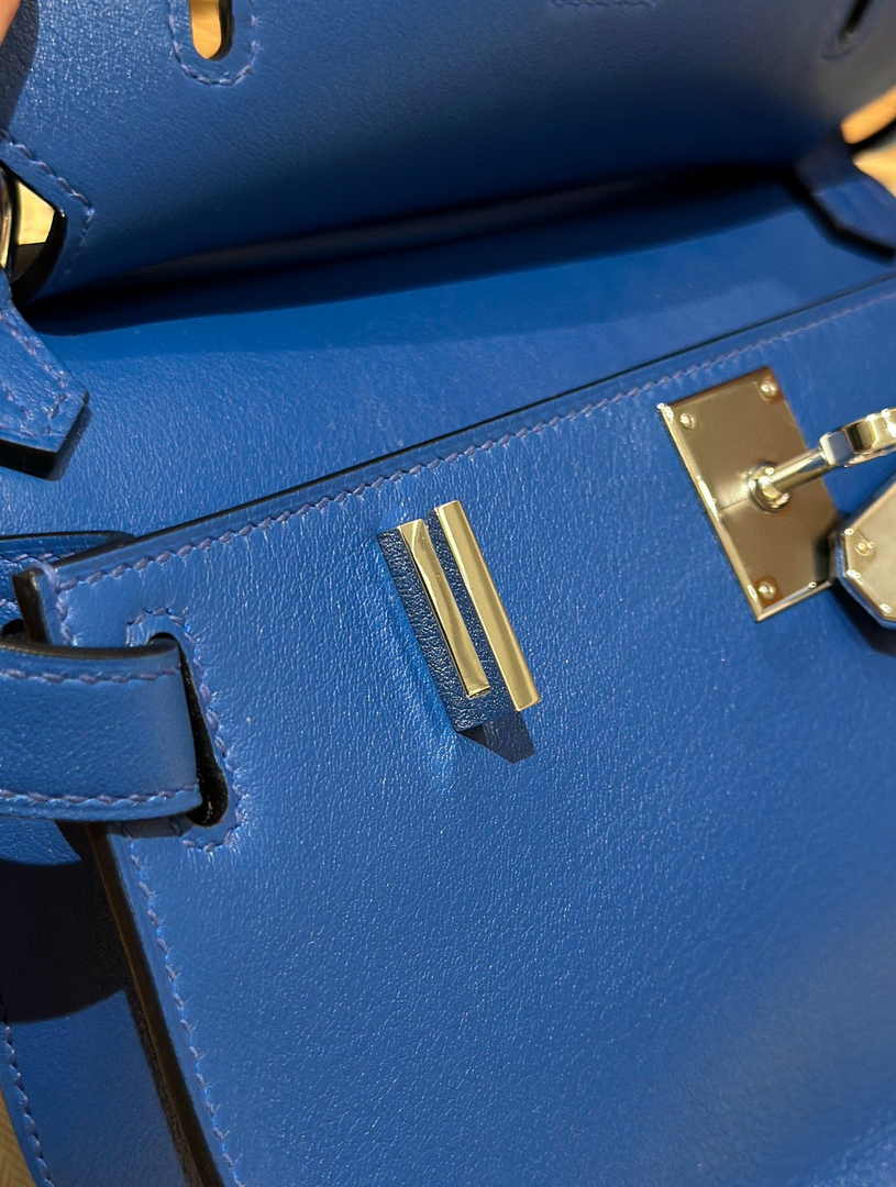 Hermes Jypsiere mini bag Dark Blue Swift Leather Silver H25630
