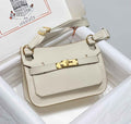 Hermes Jypsiere mini bag White Swift Leather Gold H25604